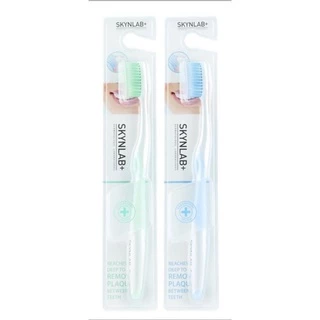 ชุดแแปรงสีฟัน Skynlab +แถมยาสีฟัน น้ำยาบ้วนปาก แปรงขนนุ่มมาก ปลายเล็กแหลม ซอกซอนร่องฟันได้ดี