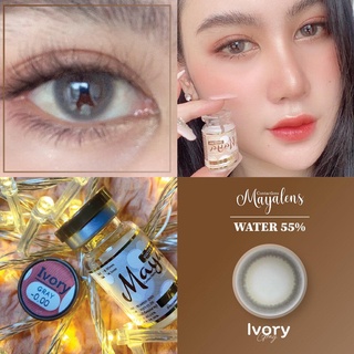 คอนแทคเลนส์ยี่ห้อ Mayalens รุ่น Ivory Gray (สีเทา)