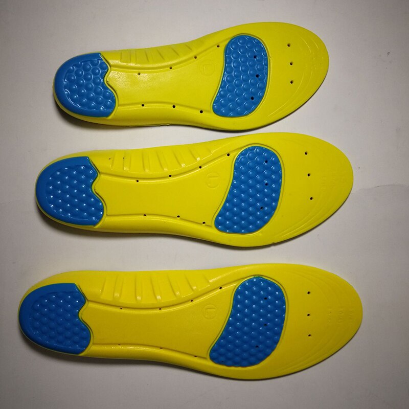 Women Men Gel Sport Insoles Shock Absorbing PU Running Basketball