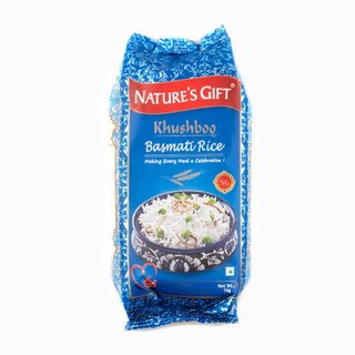 Nature’s Gift Khushboo Basmati Rice 1kg ++ ข้าวบัสมาติ ตรา เนเจอร์กิฟ ขนาด 1kg