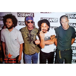 โปสเตอร์ รูปถ่าย วง ดนตรี ร็อก Rage Against the Machine RATM 1991 POSTER 24"x35" Inch Rock Rap Funk Alternative Meta