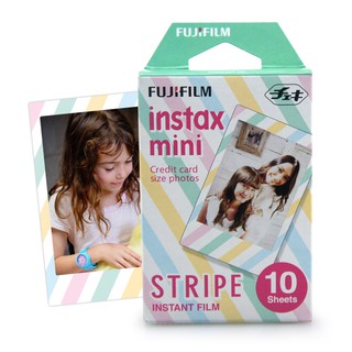 แผ่นฟิล์ม Fujifilm Instax Mini 10 แผ่น สําหรับ Fuji 8 9 25 90