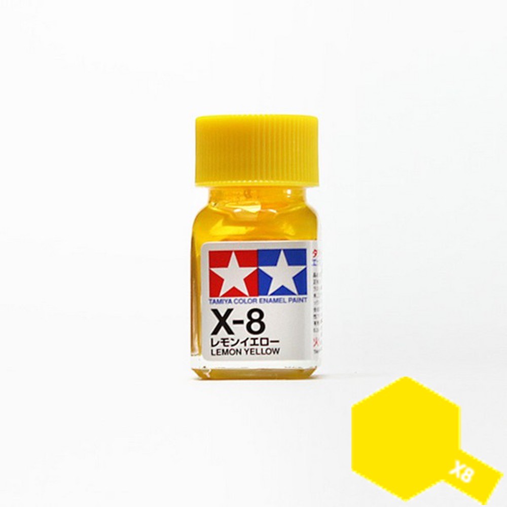 Tamiya Enamel Color X-8 (Lemon Yellow)