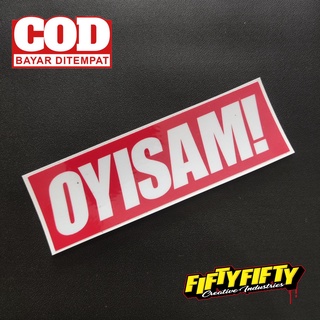 Oyisami DISTRO BRAND สติกเกอร์ พิมพ์ลาย กันน้ํามันวาว สําหรับติดตกแต่งหมวกกันน็อค รถจักรยานยนต์ รถยนต์