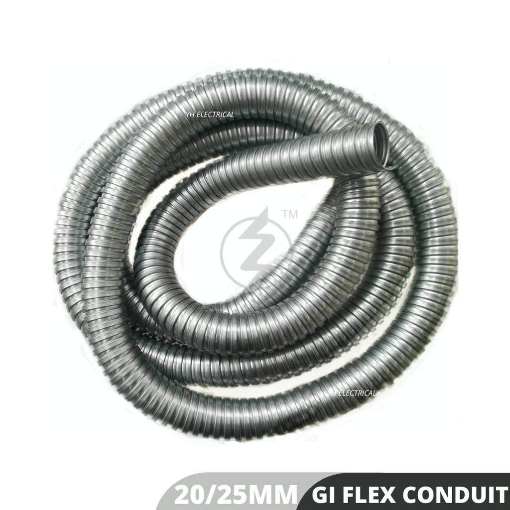 3/4 INCH (20MM) & 1" INCH (25MM ) GI FLEXIBLE CONDUIT (50FT)
