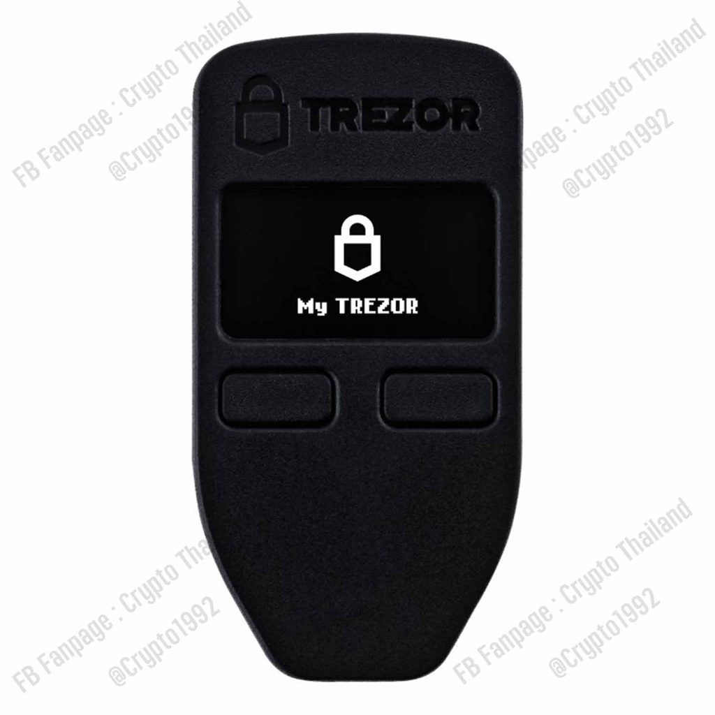 Trezor One (Black) กระเป๋าฮาร์ดแวร์เก็บ bitcoin hardware wallet for bitcoin and cryptocurrency