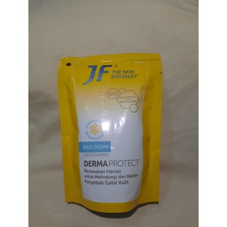 JF Sulfur Derma Protect Reffil - 200 ML / Sabun Cair / Blue Ocean