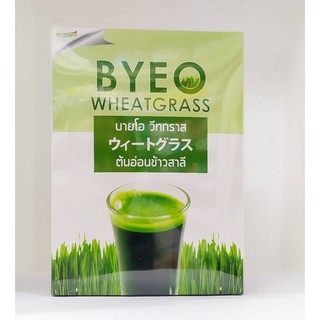 BYEO WHEATGRASS ต้นข้าวอ่อนสาลี ขนาด 30 ซอง จัดส่งโดย kerry รับประกัน 100 %