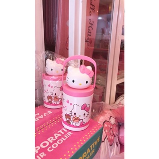 กระติกน้ำมีหู1ลิตรคิตตี้ลิขสิทธิ์แท้Hello Kitty Thumbler