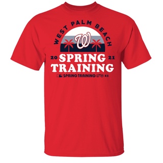 T-shirt  เสื้อยืดคอกลม พิมพ์ลาย Washington Nationals021 แฟชั่นฤดูใบไม้ผลิ สําหรับผู้ชายS-5XL