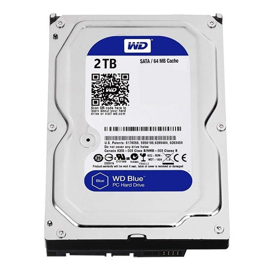 🔥ขายดีมาก🔥 2TB HDD (ฮาร์ดดิสก์) WD BLUE 7200RPM SATA III (WD20EZBX) รับประกัน 3 - Y