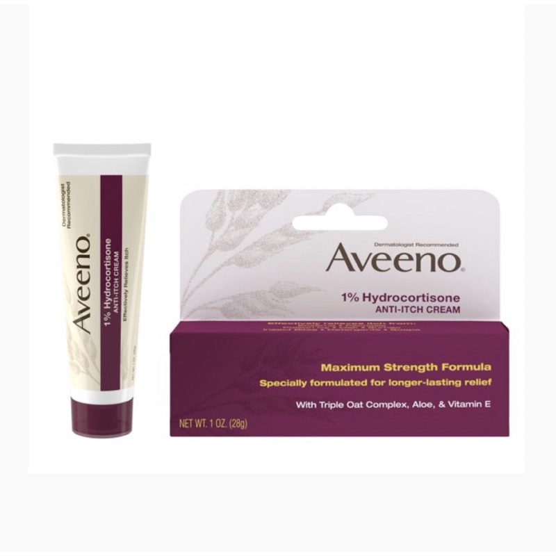 Aveeno Maximum Strength 1% Hydrocortisone Anti-Itch Cream