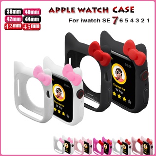 เคสการ์ตูนน่ารักนุ่มสำหรับ Apple Watch Series 7 6 SE 5 4 3 2 1 iWatch 45 มม. 41 มม. 44 มม. 40 มม. 42 มม. 38 มม.