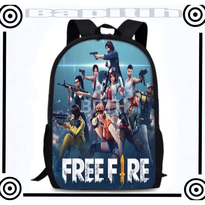 BPT FREEFIRE BOOYAH กระเป๋าเป้สะพายหลัง CHILDRENS SCHOOL BAG CHILDRENS BACKPACK CHILDRENS BACKPACK
