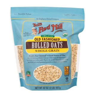 บ็อบส์เรดมิล ข้าวโอ๊ตออแกนิค 907 กรัม - Bobs Red Mill Organic Rolled oat 907g