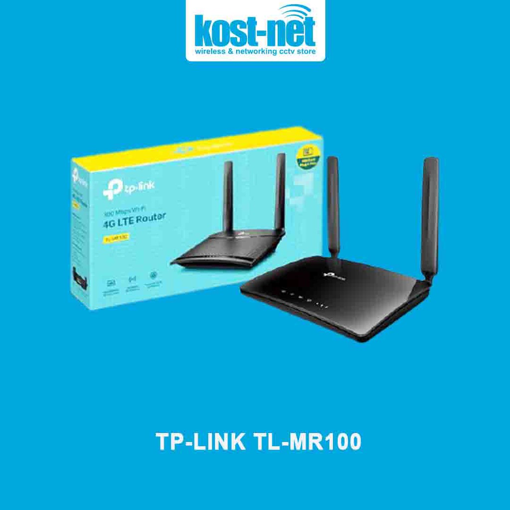 Tp Link Tl Mr100 300 Mbps เราเตอร ไร สาย N Router 4g Lte 2 550