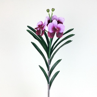 ช่อกล้วยไม้แวนด้า 3หัวดอก ดอกไม้ประดิษฐ์เกรดพรีเมี่ยม Artificial Vanda