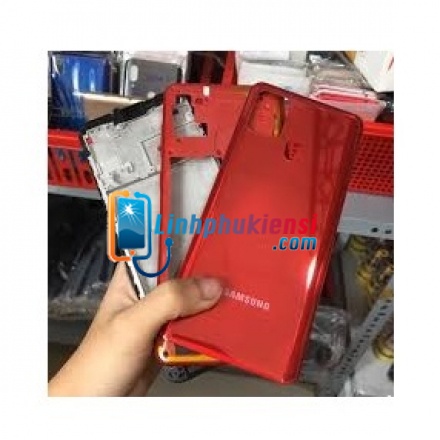 เคส SAMSUNG A21S สีแดงพร้อม RIBS
