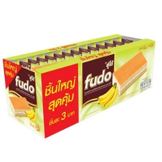 ฟูโด้เค้ก สอดไส้ครีม 5 รสชาติ (12กรัม X 26ชิ้น)