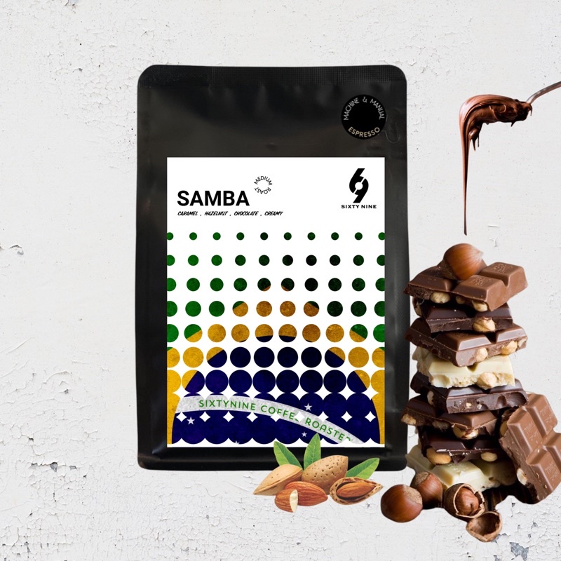 เมล็ดกาแฟ SAMBA  [ คั่วกลาง]