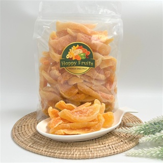 Dried Cantaloupe Low Sugar แคนตาลูปอบแห้ง แคนตาลูป สูตรน้ำตาลน้อย เกรด A กลิ่นหอม หวาน อร่อยมาก!! By Happy Fruits