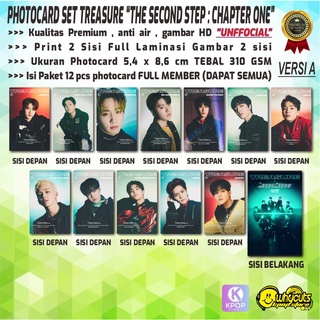 โฟโต้การ์ด ครบชุด พรีเมี่ยม "THE SECOND STEP photo shoot" / พิมพ์เคลือบเงาทั้ง 2 ด้าน สมาชิกทั้งหมด 12 ชิ้น