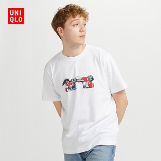 Uniqllo เสื้อยืดแขนสั้นพิมพ์ลาย Manga ( 431274 ) สําหรับผู้ชายและผู้หญิง