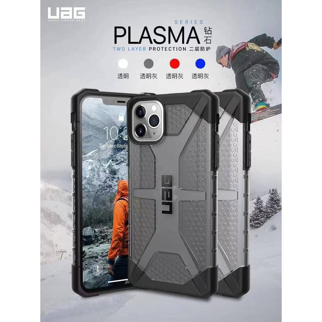 A005 เคสUAG PLASMA เคสใส กันกระแทก รุ่นiPhone 6G/6S,7G/8G,6P,7P/8P,X,Xr,XsMax,IP11,11Pro,11ProMax