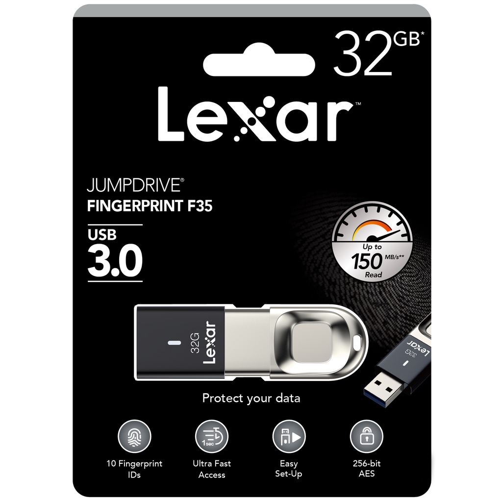 Lexar Fingerprint F35 32GB
