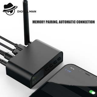 Bt07 อะแดปเตอร์รับส่งสัญญาณ บลูทูธ 5.1 พร้อมหน้าจอ สําหรับโทรศัพท์มือถือ ทีวี #Digital Man