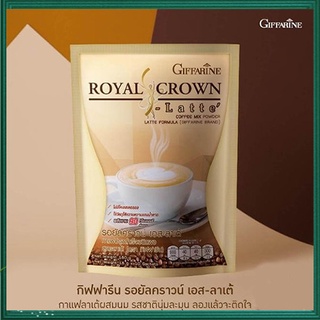 Giffarineกาแฟรอยัลคราวน์เอสลาเต้ไม่มีโคเลสเตอรอล/จำนวน1แพค(บรรจุ10ซอง)รหัส41215❤สายclean