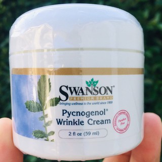 ครีมเปลือกสน Pycnogenol® Wrinkle Cream 59 mL (Swanson®) ลดฝ้า กระ จุดด่างดำ ลดริ้วรอย ผิวดูอ่อนเยาว์