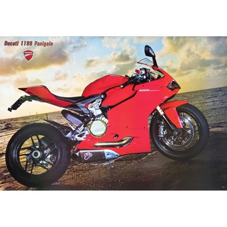 โปสเตอร์ รถมอเตอร์ไซค์ ดูคาติ DUCATI 1199 Panigale POSTER 24”X35” Inch Big Bike Motor Sport 1 Models