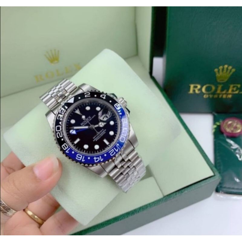 Rolex เทียบแท้หน้าดำน้ำเงินรุ่นแบคแมน