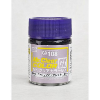 Mr.Hobby MR.CLEAR COLOR GX108 Clear Violet 4973028420128 (สี)