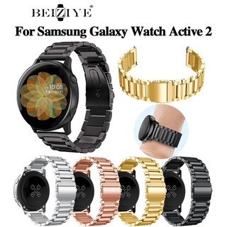 beiziye สาย Samsung Galaxy Watch Active 2 สายคล้องข้อมือสแตนเลส สายนาฬิกา Samsung Galaxy Watch Active 2 40 มม 44 มม Magnetic megnatic