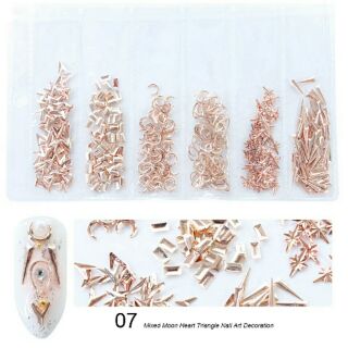 อะไหล่แต่งเล็บแบบซอง  DIY set 6 แบบ