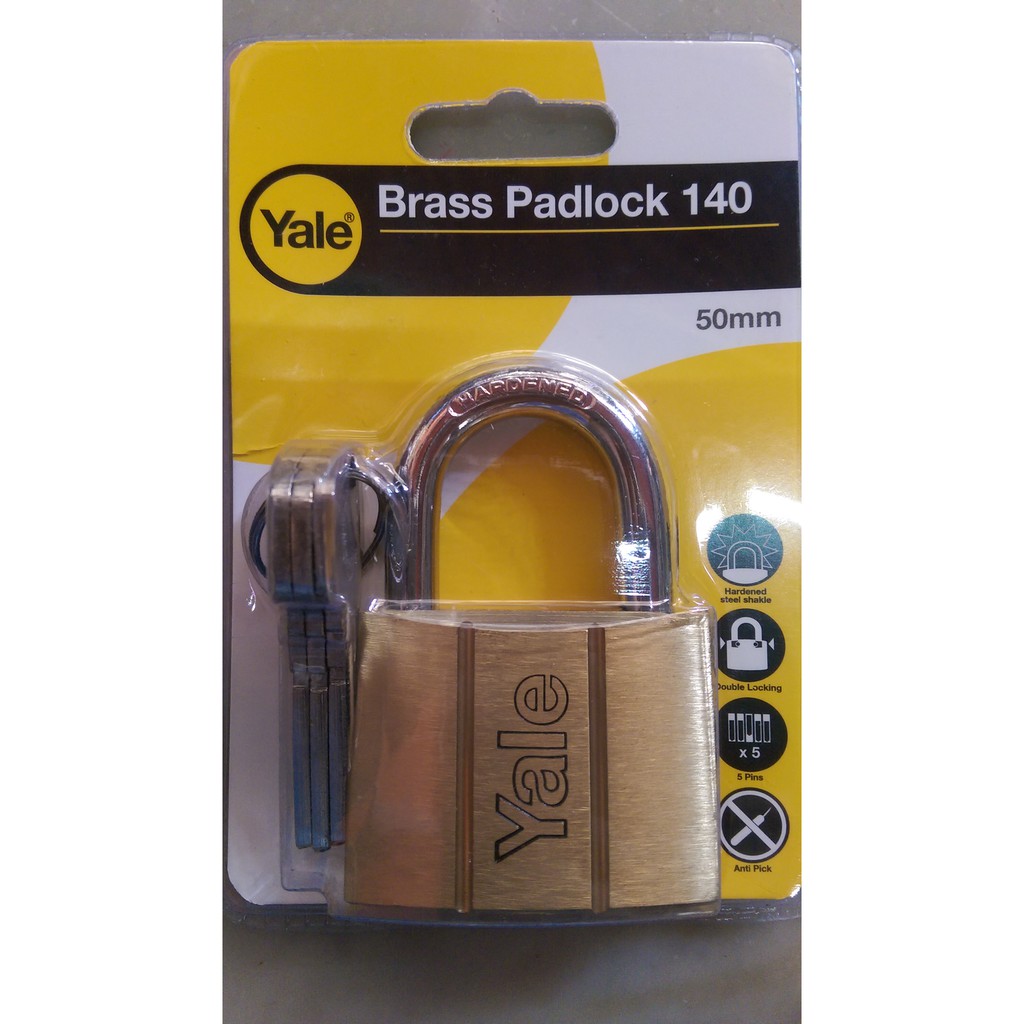 YALE 50MM ORIGINAL คุณภาพสูง PADLOCK / 50MM FENCE HOUSE PADLOCK