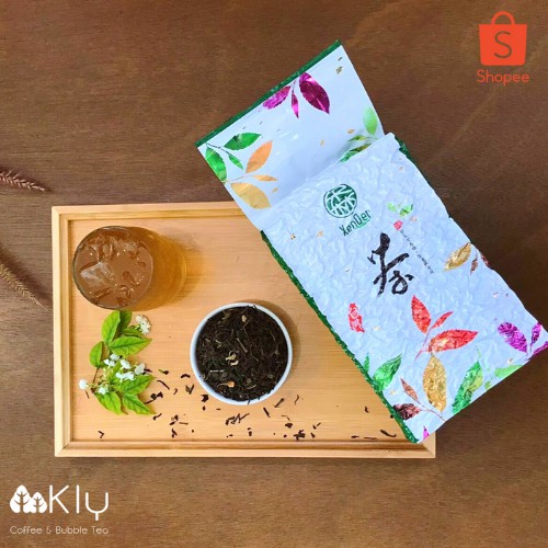 ชาเขียวมะลิ JASMINE GREEN TEA  ? ชาเซ็นเต๋อ(Xender) - ขนาด600g #สำหรับทำชาเขียว #ชาเขียว #ใบชา