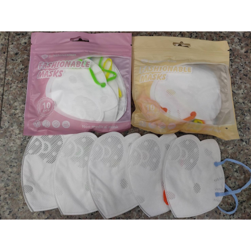 แมสคิตตี้ผู้ใหญ่ แมสหน้าคิตตี้ 3D แมสเกาหลี (1 ห่อ มี10 ชิ้น) แมส hello kitty *** สินค้าพร้อมส่งค่ะ***