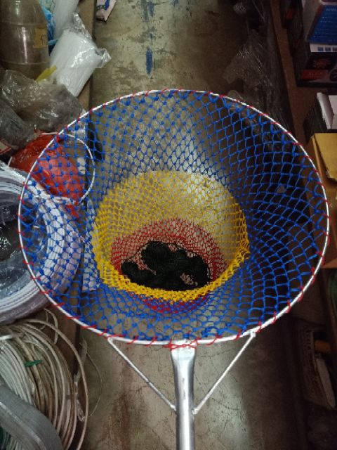 อุปกรณ์ตกปลา สวิงตักปลาใหญ่ กระชอนตักปลา ด้ามเหล็กยาว 1.20เมตร กว้าง 45 เซนติเมตร - รูปที่ 3