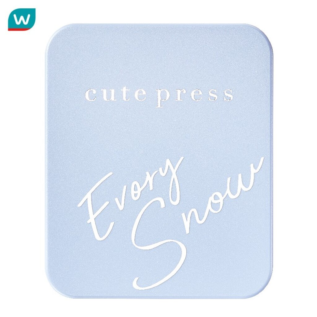 Cute Press คิวท์เพรส อิเวอร์รี่ สโนว์ ไวท์เทนนิ่ง ฟาวเดชั่น พาวเดอร์ SPF30 PA++ 12ก. #P2