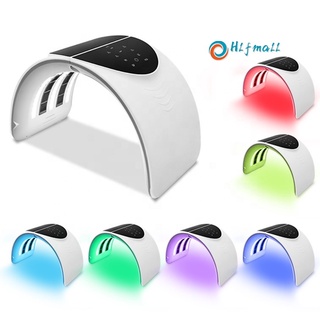 Foldable Photon PDT Led Light Facial Mask Machine 7 Colors Acne Treatment Face Whitening Skin Rejuvenation Light Therapy