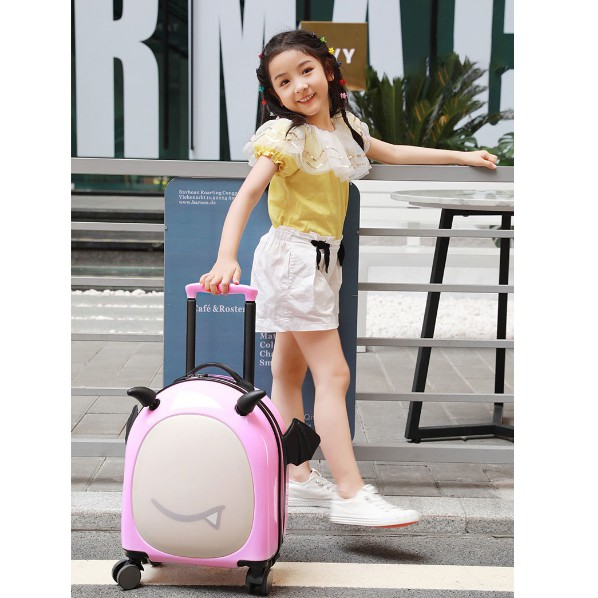 GlobalHouse กระเป๋าเดินทางเด็ก 16  รุ่น A-9390PK สีชมพู สินค้าของแท้คุณภาพดี