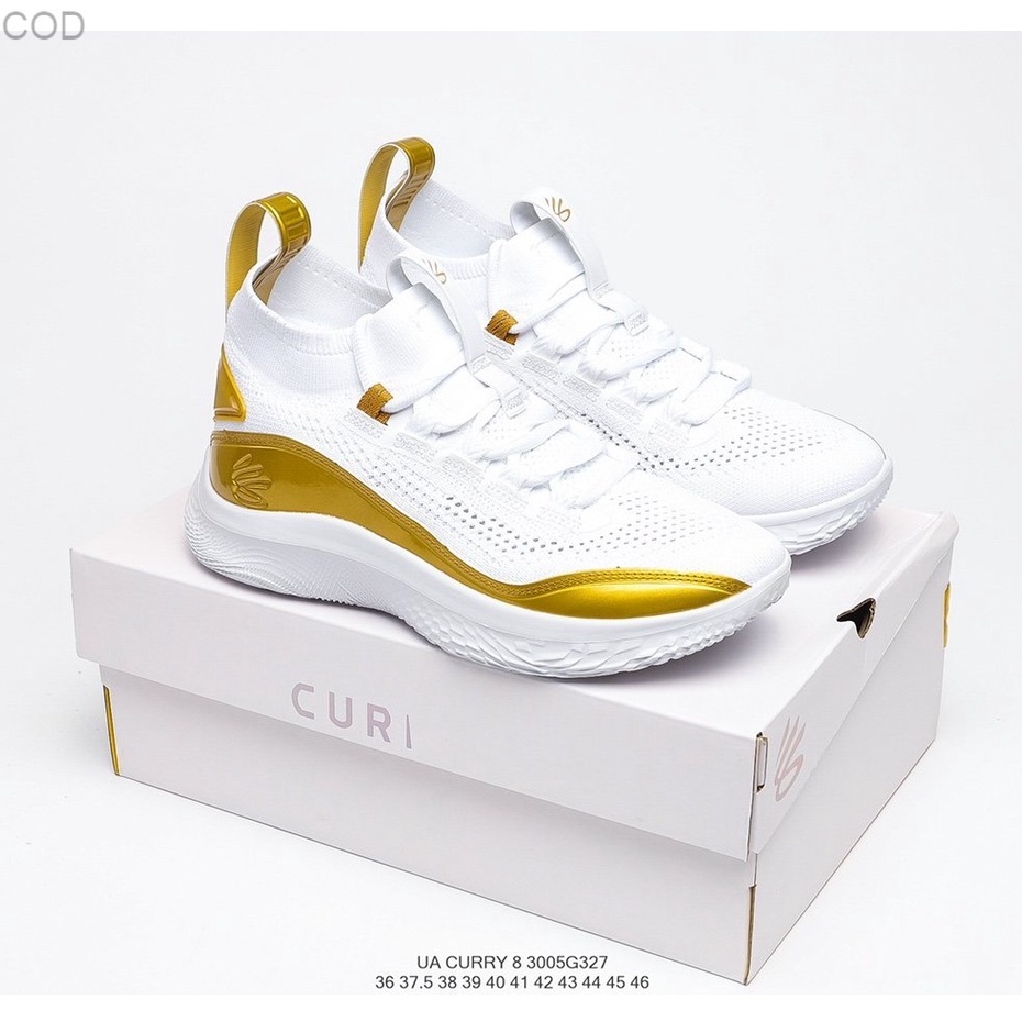 กระเป๋าบาสเก็ตบอล Adidas 【9 STYLE】100% Original Under Armour Curry 8 Men Basketball NBA Shoes
