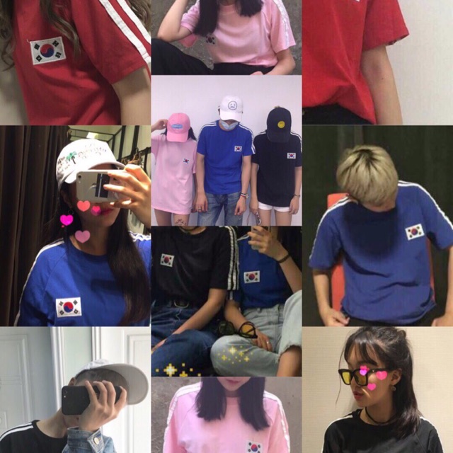 Sport Korean emboidery t-shirt 🇰🇷🇰🇷