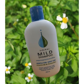 ***ของแท้ พร้อมส่ง*** แชมพูศิริราช Mild Shampoo สูตรอ่อนโยน ลดการหลุดร่วงของผม รังแค หนังศีรษะแพ้ง่าย