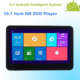 Android 5.1 พร้อมจอ LCD 10.1 และ DVD Player ติดพนักพิงหลัง