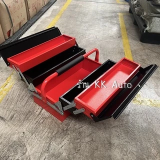 กล่องเหล็ก 3 ชั้น จัดเก็บอุปกรณ์ช่าง Hand Tool Box แบบเหล็ก สีแดง-ดำ แข็งแรง (ร้านส่งในไทย)