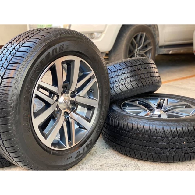.ล้อToyota Fortuner ขอบ18”พร้อมยางบริสโตนปี19